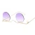Import Small  Cuttle Fish Womens Sunglasses Trendy Luxury Rimless Round Pearl Sunglasses from China