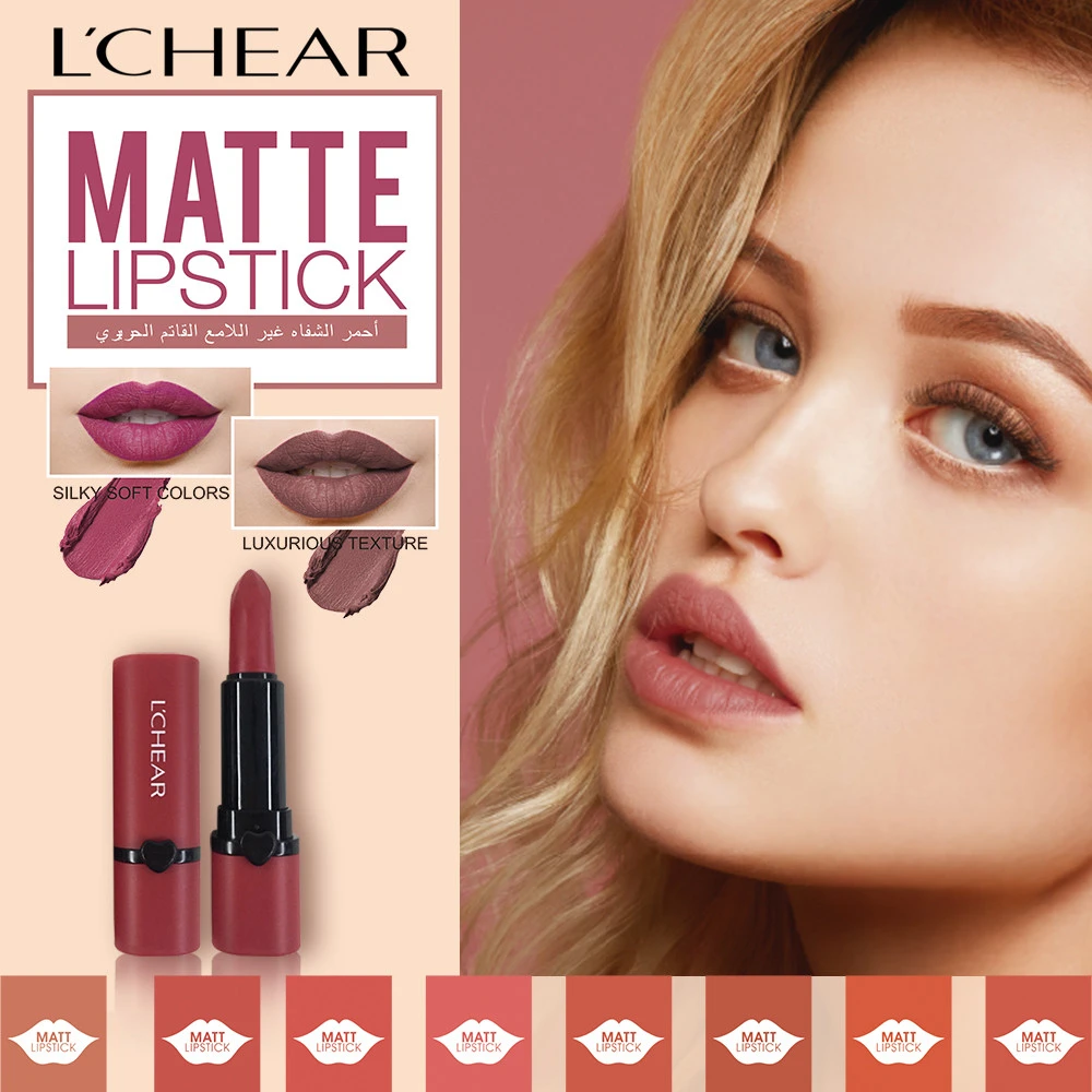 soft color  Matte lipstick wholesale cosmetics OEM private label  accept dropshipping LCHEAR DQ1138 Lipstick Set