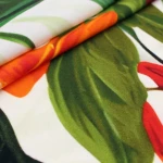 Soft touch custom design plain woven digital 100% floral printed rayon challis fabric wholesale