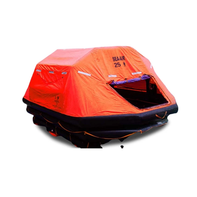 Solas EC CCS Approved Manufacturer Throw over board inflatable life raft used for 10 person