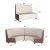 Import (SP-CS168) Modern leather seating restaurant sofa commercial cafe furniture from China