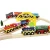 Import Special goods magnetic transport train Freight transport train Crane model set wood material kids play educational toy from China