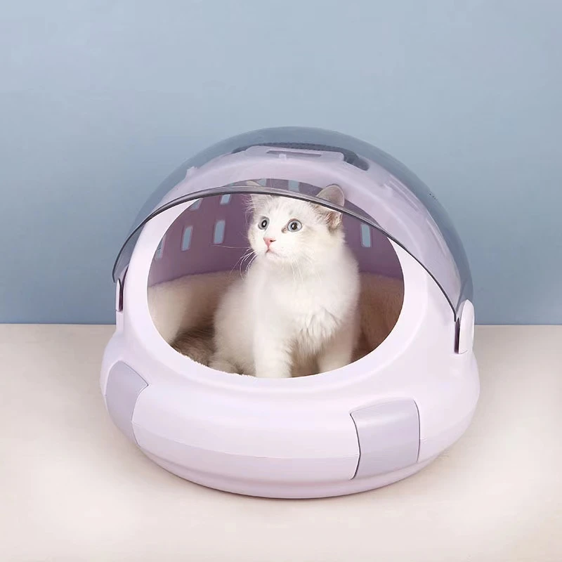Splash-Proof Odor-Proof Pet Portable Space Capsule Closed Training System Cat Toilet