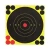 Import Splatterburst Targets - 12x18 inch - Triple Silhouette Reactive Shooting Target - Shots Burst Bright from China