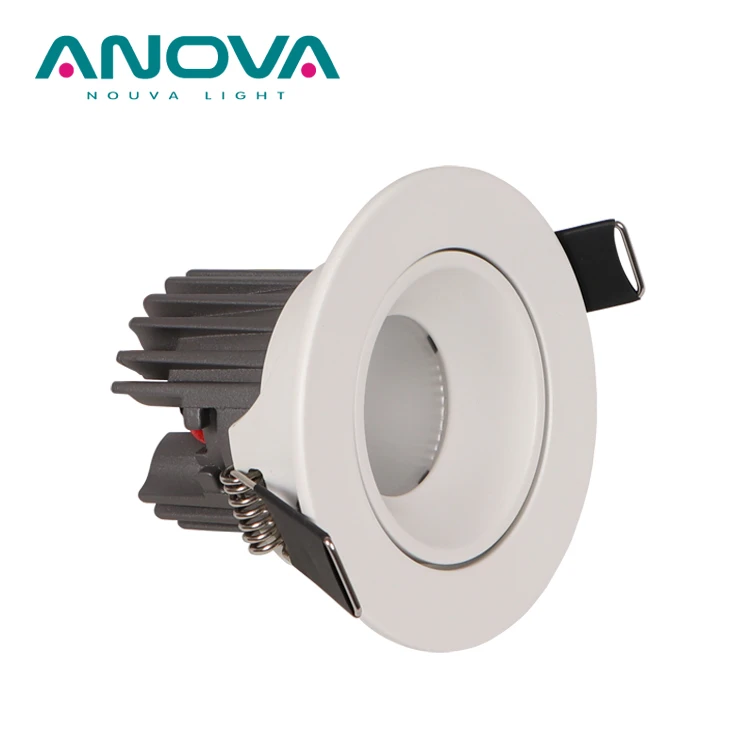 Spotlights home lighting swing dimmable aluminum profiles anti glare ceiling LED Recessed Downlight
