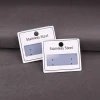 stainless steel earring packaging display card holder plastic paper customize earing jewelry display card