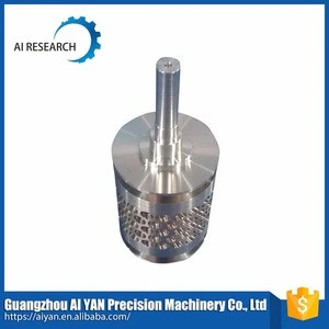 Stainless steel rotor shaft component cnc machining parts