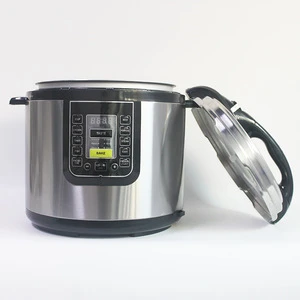 Stainless Steel Safety Handle And Lid For Cooker SS Housing 4 Led Display Micro-computer Control Electric Pressure Cooker