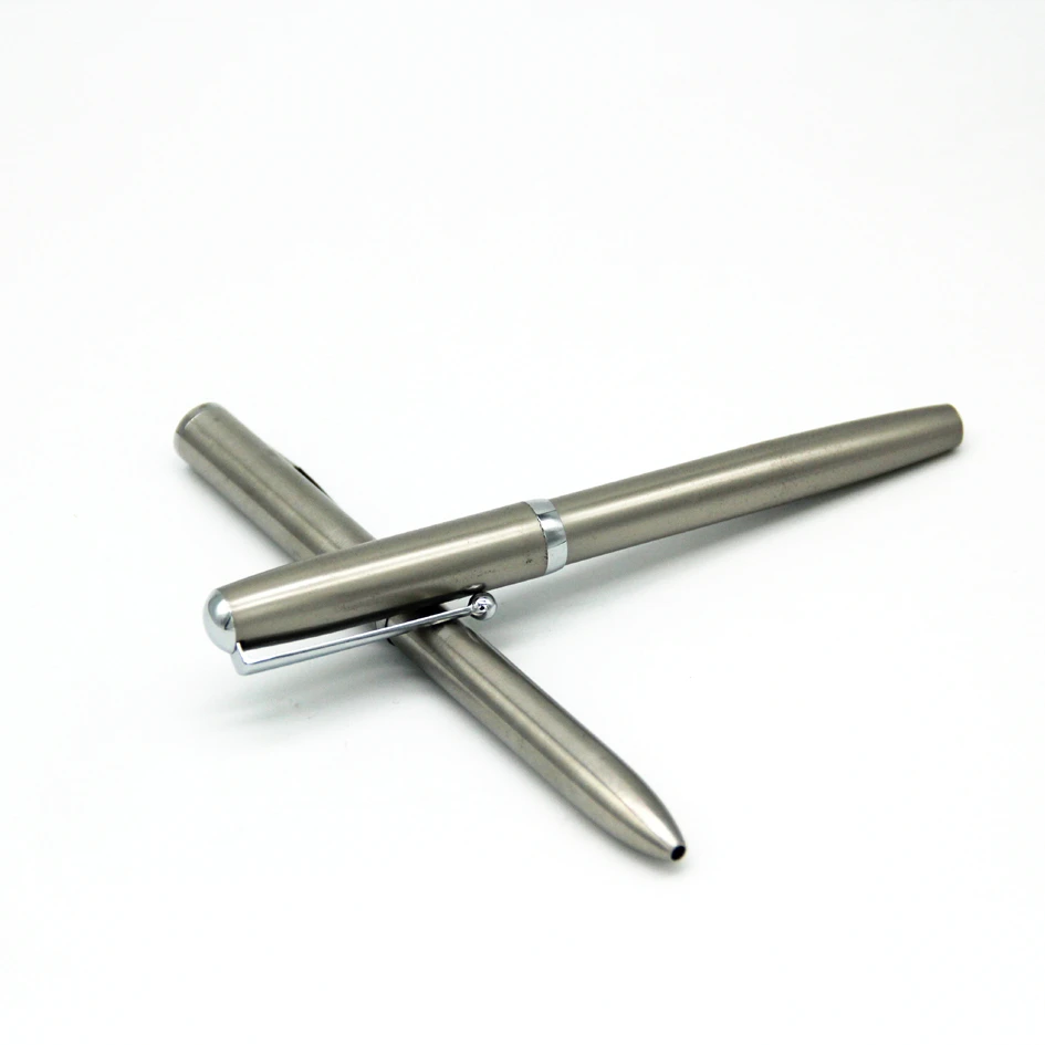 Stainless steel type of metal ball pen