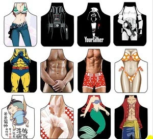 Star-war Funny men Women Aprons Dinner Party Cooking Apron Novelty Adult Baking Creative Kitchen Apron