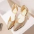 Import Summer new womens sandals pointy fashion sequin high heels from China