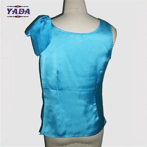 Summer the latest sexy casual vest sleeveless tee loose tank tops wholesale women silk camisole