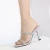 Import Summer Women New Arrivals 2021 Shoes Stiletto Stylish Ladies Sandals Heels Shoes Rhinestone Slippers Women Sexy High Heel Shoes from China