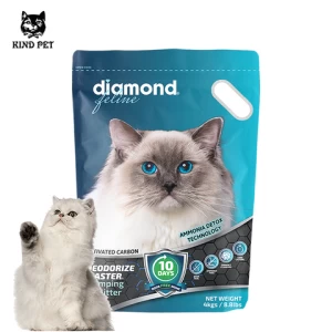 Super Premium kitty litter bentonite 2023 chinese brand factory price cat litter for sale