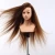Import Super quality gold soft longsize hairstyling makeup training doll head with shoulders human hair brown and natural from China