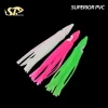 Superiorfishing Trolling Octopus Squid Skirt Bait 1.5" 35mm Full size soft lure Saltwater Boat Plastic Fishing Lures GO301