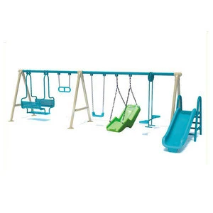 Supplier direct cheap plastic baby outdoor swing, used daycare equipment for kids