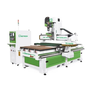 Supply high quality ATC CNC wood router carving machine 1325 with 16 tools