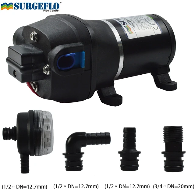 SURGEFLO FL-34 24v portable pressure booster raw water pump with electric motor
