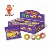 Sweets candy and Jelly Ring Gummy Candy With Sour Powder halal candy