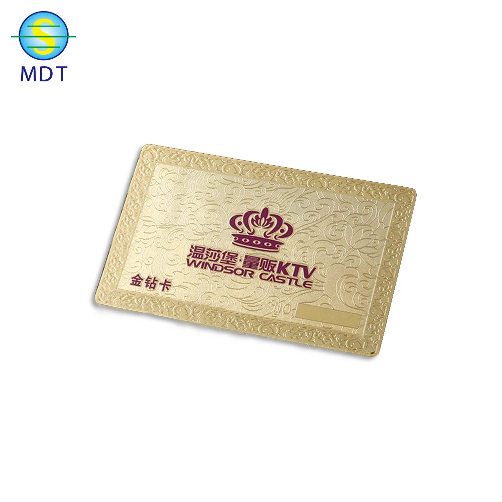 SY O customized metal gift  card metal business card in stainless steel material