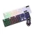 Import T350 wired usb glowing keyboard mouse  computer mechanical feel backlight gaming backlit keyboard mouse combo for home office from China