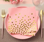 Table Napkins Square Wood Pulp Pocket Handkerchief Paper Napkin for Wedding Birthday Home Party Hotel 50pcs per box