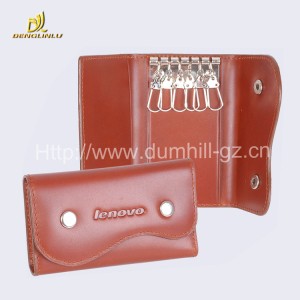Tanned Leather Key Holder Case Pouch