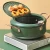 Import Temperature control Kitchen cookware 20/24cm stainless steel oil strainer pot Round deep fryer pots from China