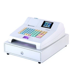 the cash register with scanner a real pos cashier system checkout counter