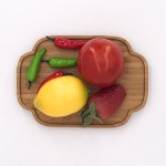 The living room wood bamboo snack dinner food serving wholesale steak dish plate