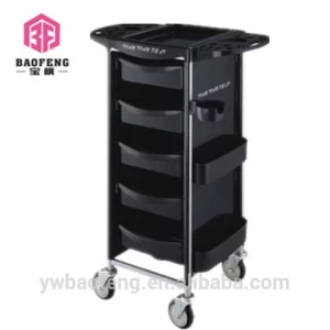 The most popular hair salon drawer storage cart trolley wholesale trolley cart