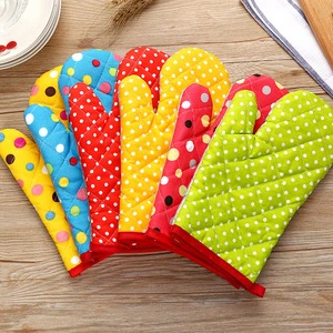 Thickened Anti-scalding Microwave Oven Mitts Baking Gloves High Temperature Resistant Mitt