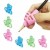 Import Three finger silicone Pen Grips Five colors mixing Student stationery writing posture corrector Pencil cover love writing from China