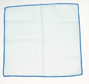 Three Folded Handker Chief 100 Cotton White Handkerchief