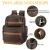 Import Tiding Custom Logo Brown Usb Multi Pocket Cow Genuine Leather Men Travel Laptop Backpack Leather Back Pack Bag from China