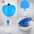 Import Tight Child and Adult Slow Close Take-off Toilet Seat - White&Blue from China