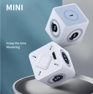 Timecube Timer Kitchen Cube Timer Rechargeable Stylish Mini Rubik timer 1-100 Minutes time management built-in gyroscope