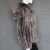Import Top grade natural fox fur lady coat fluffy real fur trendy overcoat with hood from China