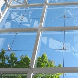 Top quality wholesale price eco-friendly spider glass curtain wall for fecade buildings