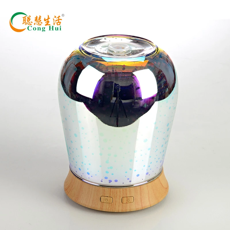 Top sale room aromatic diffuser hotel ultrasonic glass essential oil nebulizing humidifier home aroma diffuser