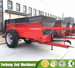Tractor dragged cow dung spreader