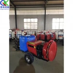Tricycle type car farm field medicine equipment urban green belt pest control spray machine