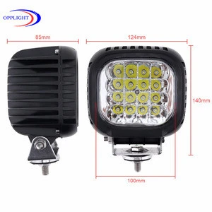 Truck accessories 4.5&quot;48watt square led work light,spotlight led for motorcycle spotlights