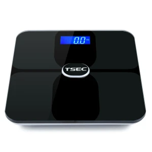 TSEC CE Rohs body fat scale BMI measurement bluetooth  smart weight body composition ITO bluetooth body fat scale