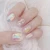 Import TSZS Nail Art Stickers Irregular Broken Glass Nail Foil Paper Laser Mirror Nail Foils Holographic Decoration from China