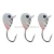 Import tungsten ball ice jig with an eyelet tungsten jigs/Welding Hook 6mm tungsten ice fishing jigs/ from China