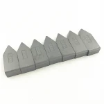 Tungsten carbide standard welding brazed insert tips