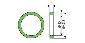 TYS Sealing Plastic Gasket for excavator and/or breaker