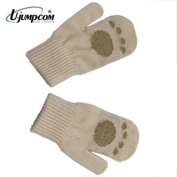 U Jump Keep Warm 100% Acrylic Mittens Style Winter Baby Winter Glove